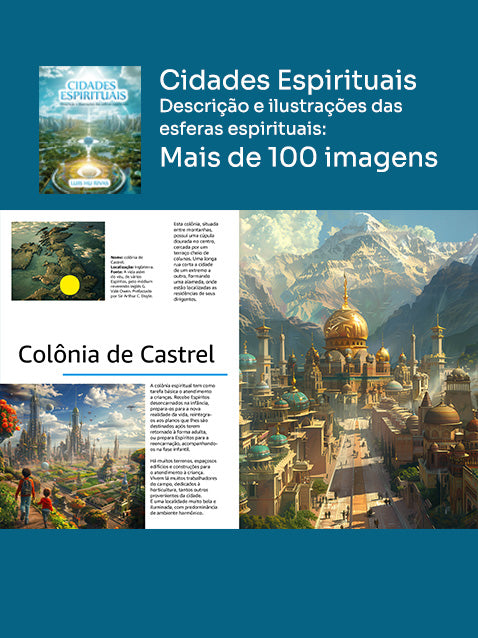 Cidades Espirituais + Amigos Espirituais + Evangelho Ilustrado (3 livros)