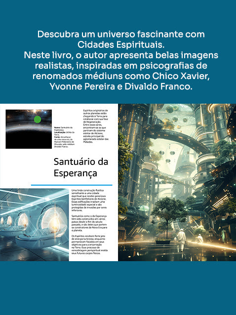 Cidades Espirituais + Amigos Espirituais + Evangelho Ilustrado (3 livros)