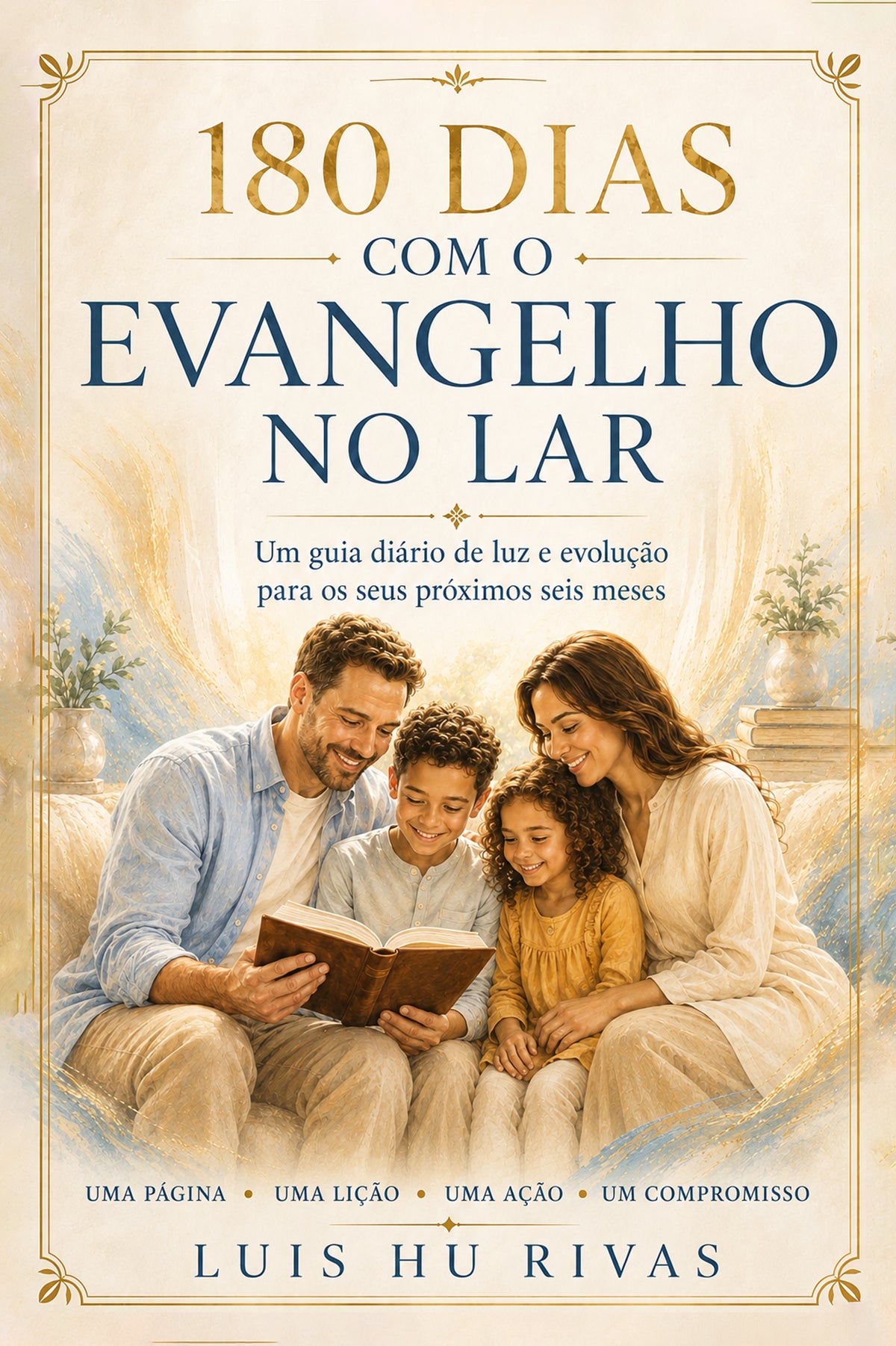 180 Dias com o Evangelho no Lar: Um guia diário de luz e evolução para os seus próximos seis meses UMA PÁGINA • UMA LIÇÃO • UMA AÇÃO • UM COMPROMISSO