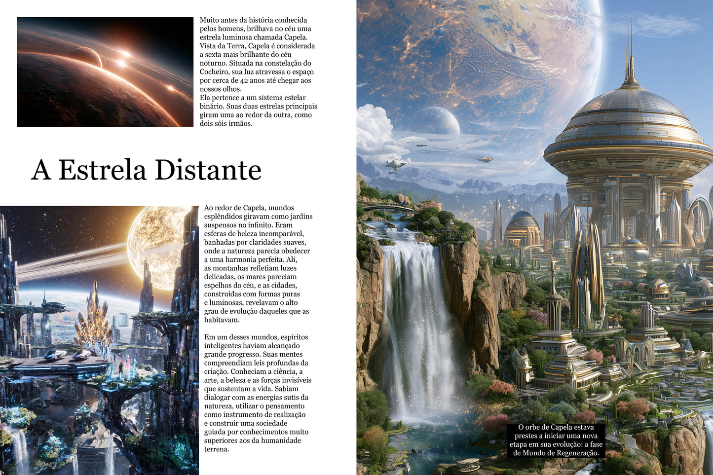Capela, a jornada cósmica (+ de 100 ilustrações, 4 mapas e 1 filme)