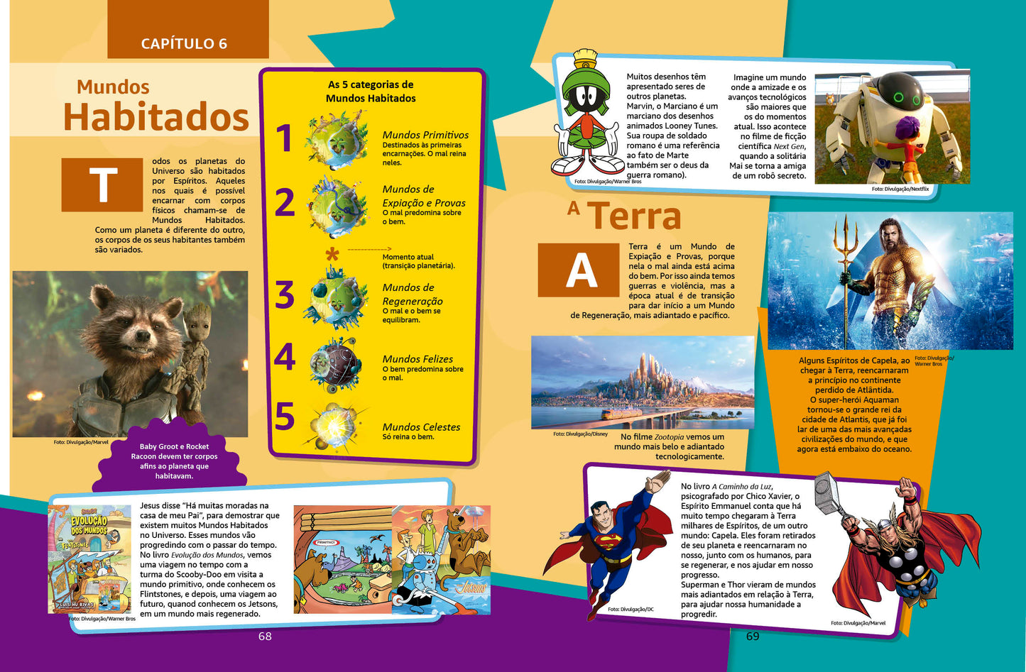 PRÉ-VENDA - Doutrina Espírita para Jovens Leitores - em clássicos dos quadrinhos, games, cinema e televisão