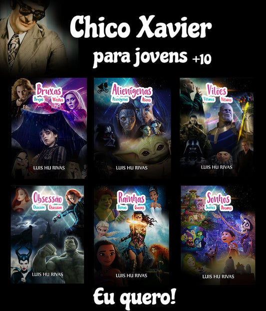 12 livros Chico Xavier para Jovens + Frete Grátis